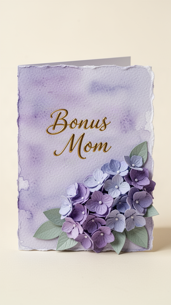 Lavender Hydrangea Mother-in-Law Day card