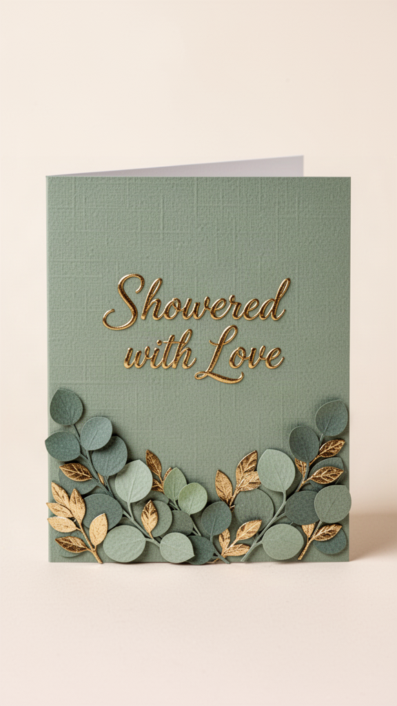 Sage Eucalyptus Bridal Shower card