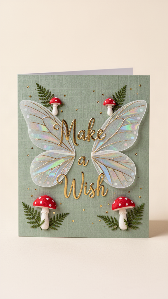 Enchanted Fairy Garden Happy Birthday, Girl card