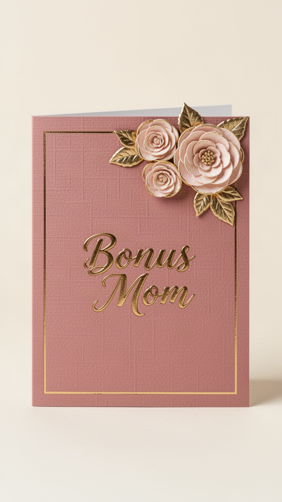 Dusty Rose Camellias Mother-in-Law Day card