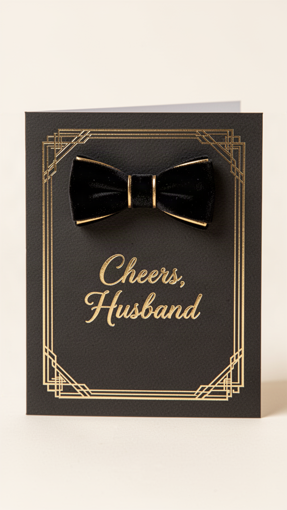 Black Tie Happy Birthday, Husband card