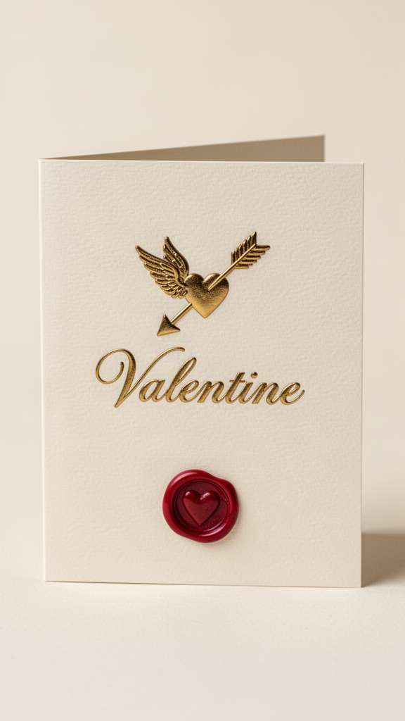 Cupid’s Arrow Valentine’s Day card