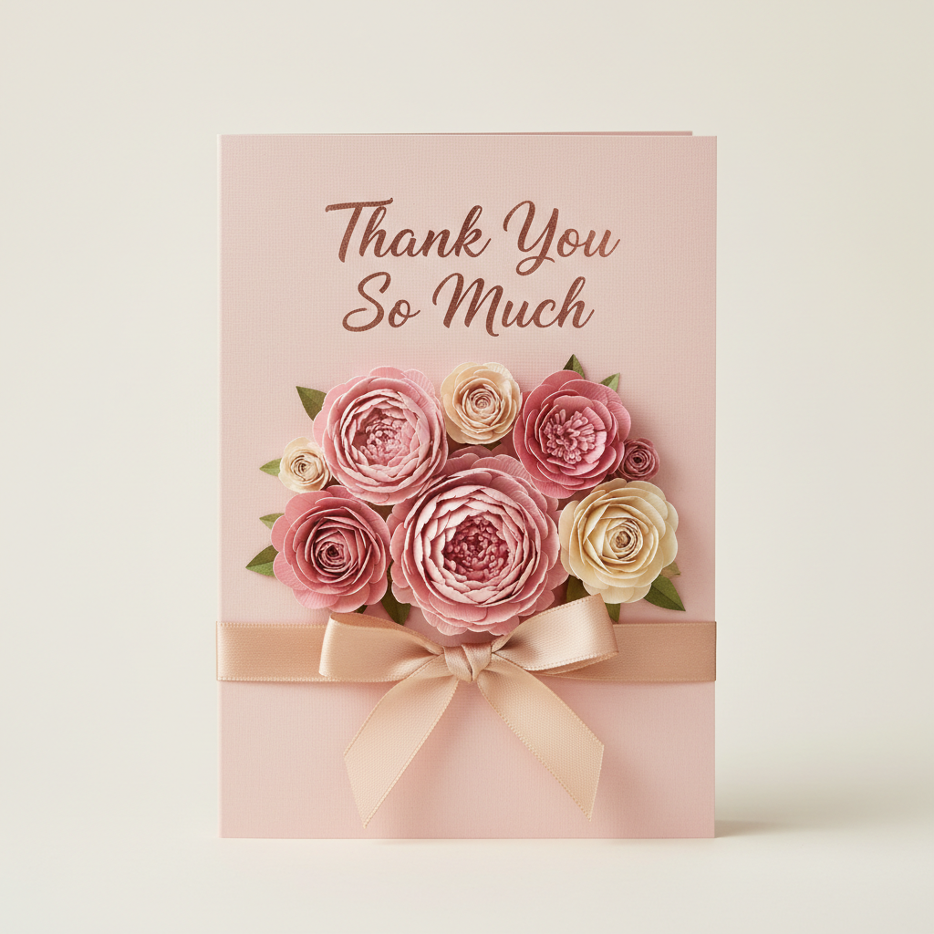 Thank You So Much Thank You card