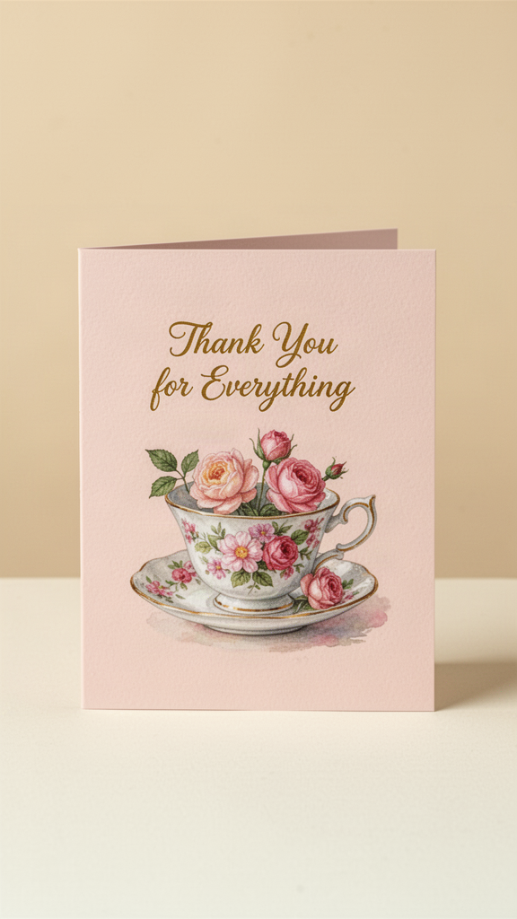 Thank You for Everything Mother-in-Law Day card