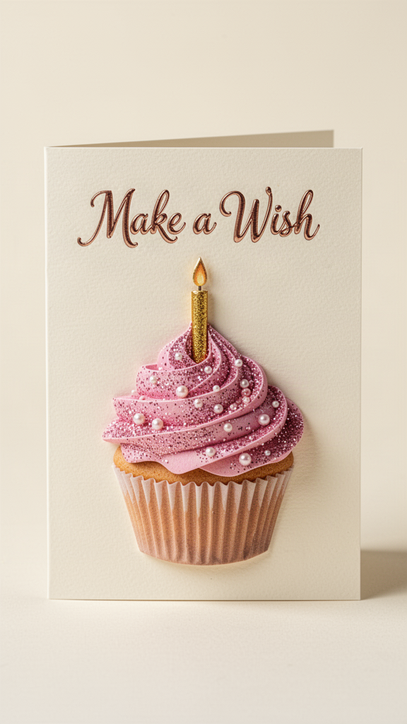 Make a Wish Happy Birthday card