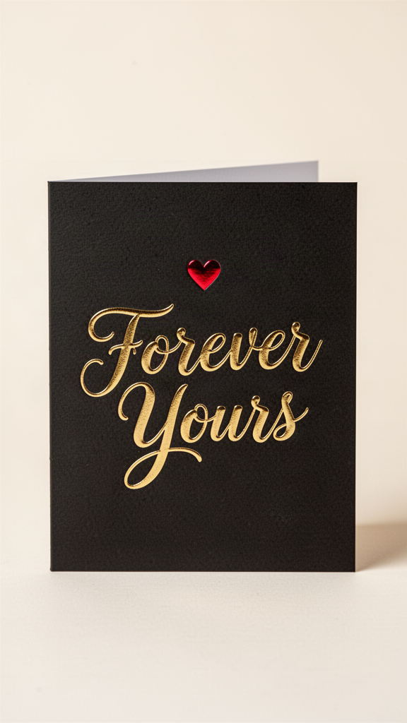 Forever Yours I Love You card