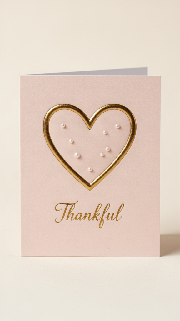 Thankful Heart Thank You card