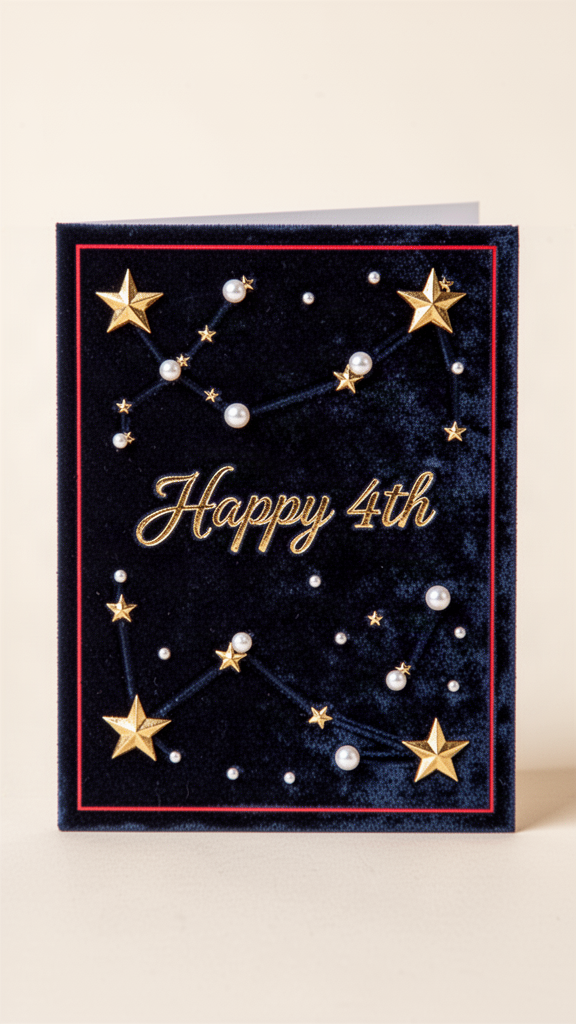 Pearl Constellation Happy 4th of July card