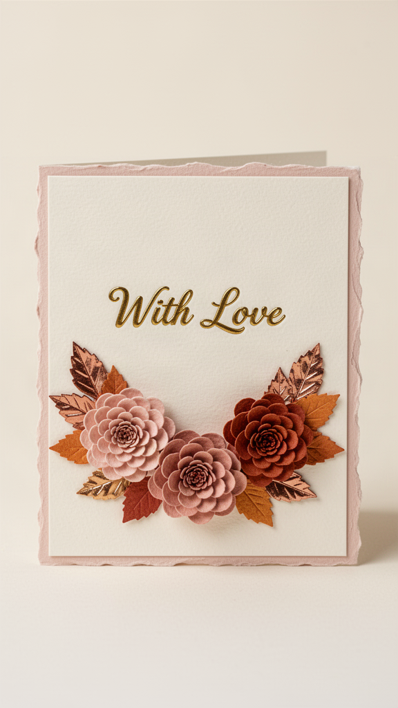 Autumn Dahlias Mother-in-Law Day card