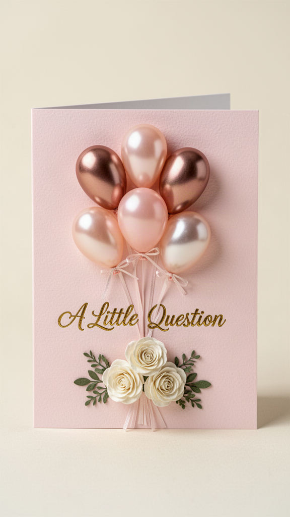 Rose Gold Question Reveals & Announcements card
