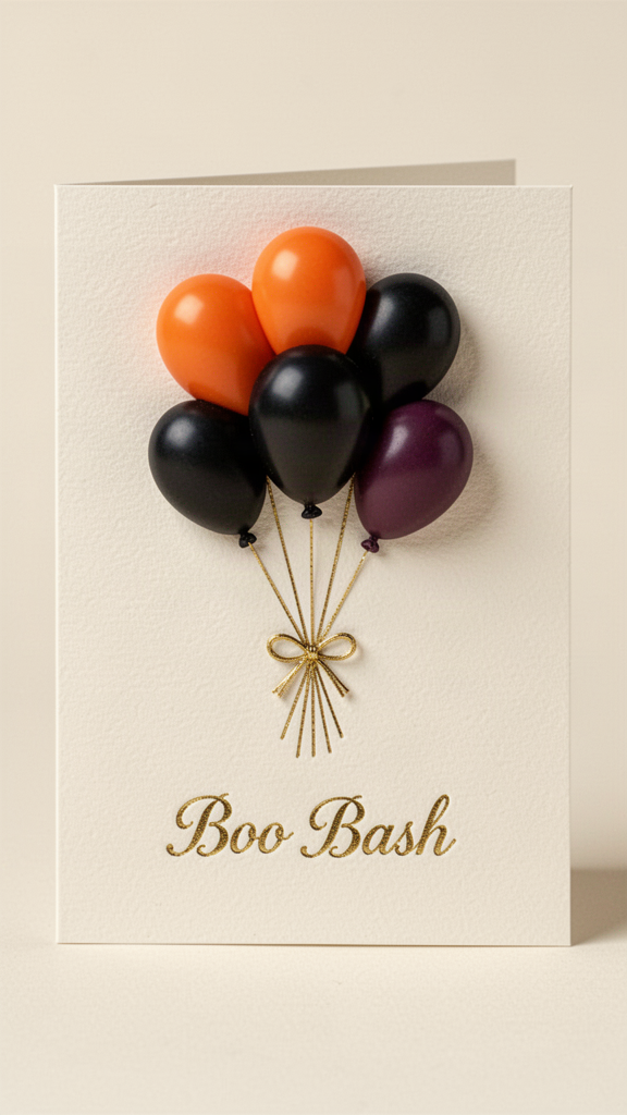 Boo Bash Happy Halloween card