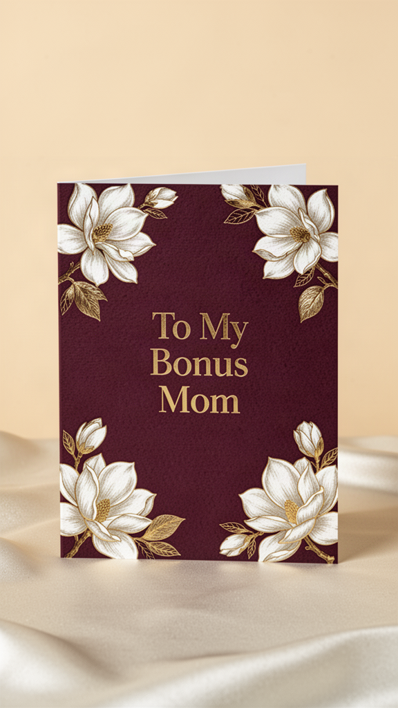 To My Bonus Mom Mother-in-Law Day card