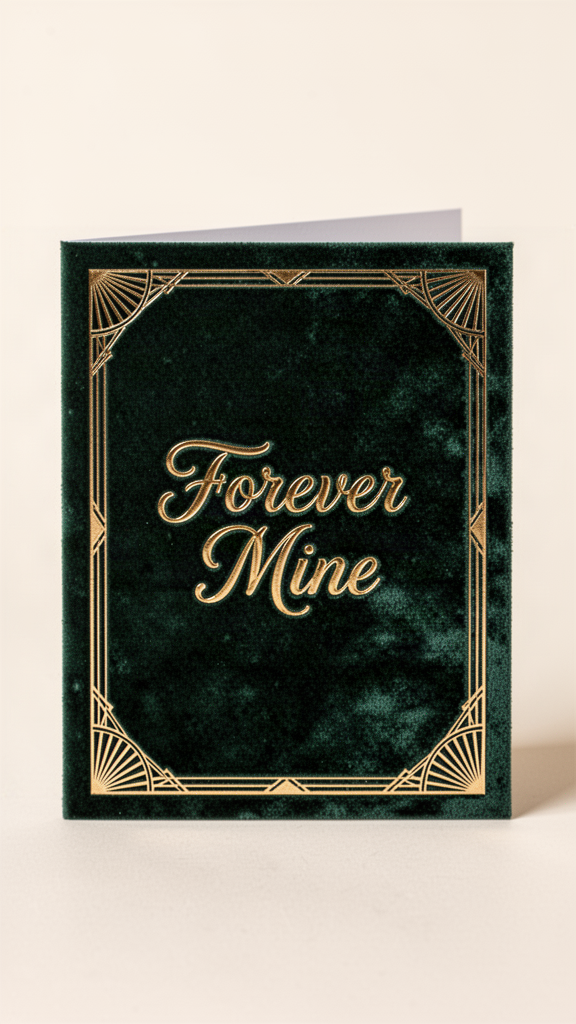 Forever Mine Happy Anniversary card