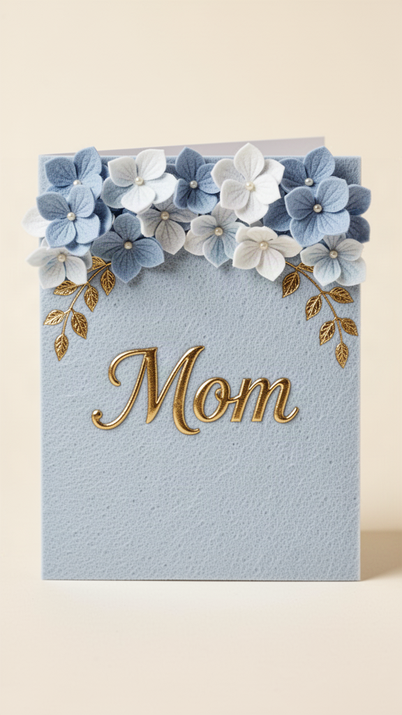 Hydrangeas for Mom Happy Mother’s Day card