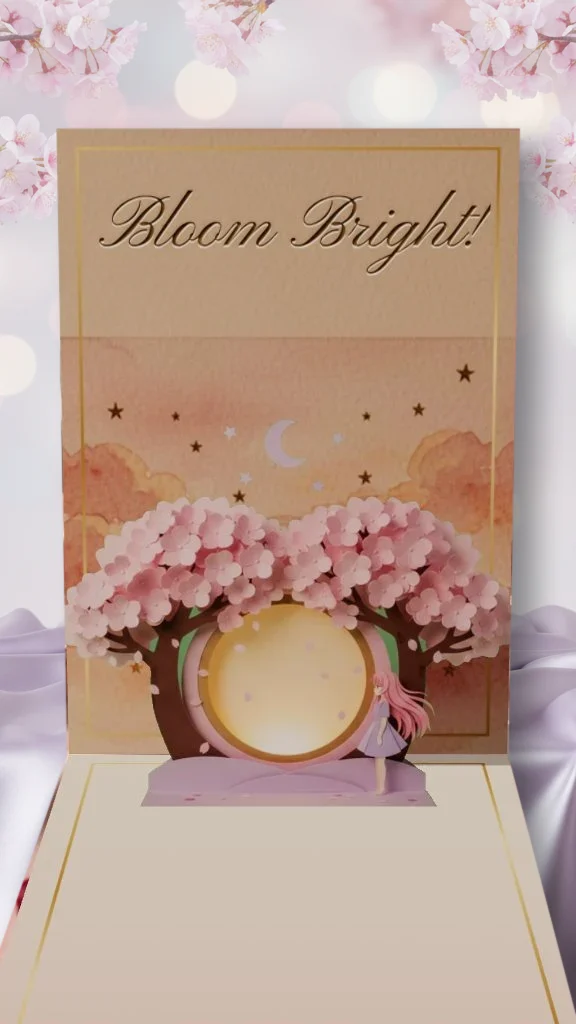 Blossom Dream Happy Birthday card