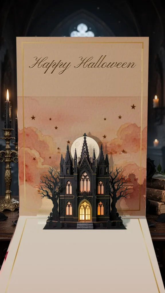 Midnight Manor Happy Halloween card