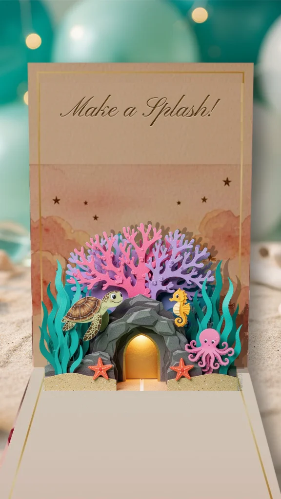 Ocean Wonder Happy Birthday card