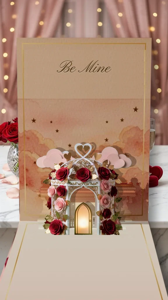 Rose Garden Valentine Valentine’s Day card